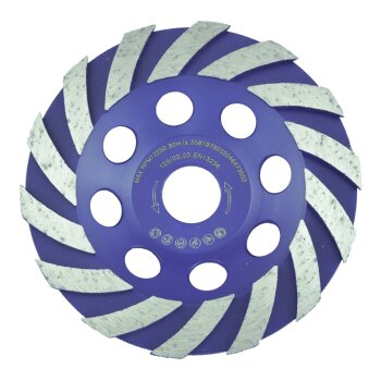 Schleiftopf Spezial Blue Fan 125 mm